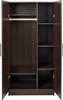 Armoire-penderie à 2 portes avec étagères de rangement, 21' P x 32' L x 65' H