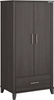 Bush Furniture Somerset Grande armoire en gris tempête