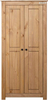 Armoire à deux portes avec tiroir et tringle de suspension pour chambre à coucher, armoire à vêtements double avec barre de suspension, 31,5 x 19,7 x 67,5 cm 