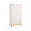 Armoire d'angle simple en bois de vente chaude avec tiroirs