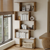 En gros de haute qualité en bois chambre à coucher ensemble de meubles étagère à livres Simple style moderne étui à livres