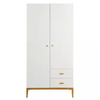 Armoire d'angle simple en bois de vente chaude avec tiroirs