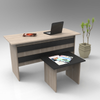 Yurudesign gros meubles cadre métallique ensemble de meubles de bureau avec table basse de bureau