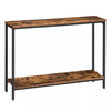 HOOBRO vente chaude couloir Table de Console en bois moderne de luxe noir pied en métal Console Table pour meubles de salon