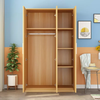 Armoire en bois Armoire vêtements placard tiroir chambre Armoire organisateur grand placard