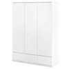 Raccords Armoire Armoires en bois 3 portes Chambre à coucher Armoire en bois pour enfants en blanc